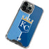 MLB Kansas City Royals Split iPhone 15 Pro Clear Case